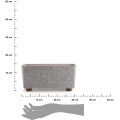 Truhlík s nožičkami Salvia 28,5x17 cm taupe hnědý