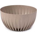 Sada 2 květináčů STRIPPED ECO latte