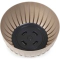 Květináč STRIPPED ECO 24 cm antracitový