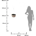 Závěsný květináč STRIPPED ECO 24 cm latte