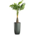 Květináč STRIPPED ECO III 25 cm šedo-zelený