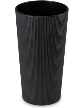 Plastový květináč URBANIKA ECO 36,4x19,6 cm černý
