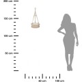 Závěsný držák na květináč MAKARY 60 cm béžový