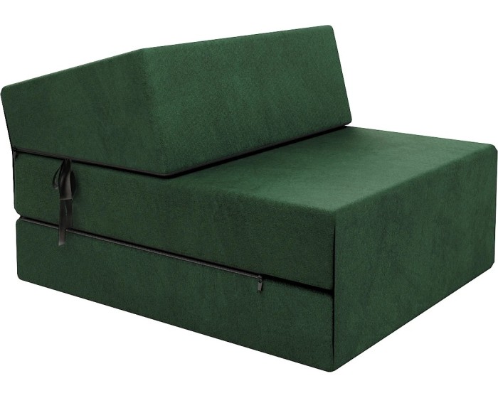 Skládací matrace a pohovka SUZI TRINITY 71 cm láhvově zelená