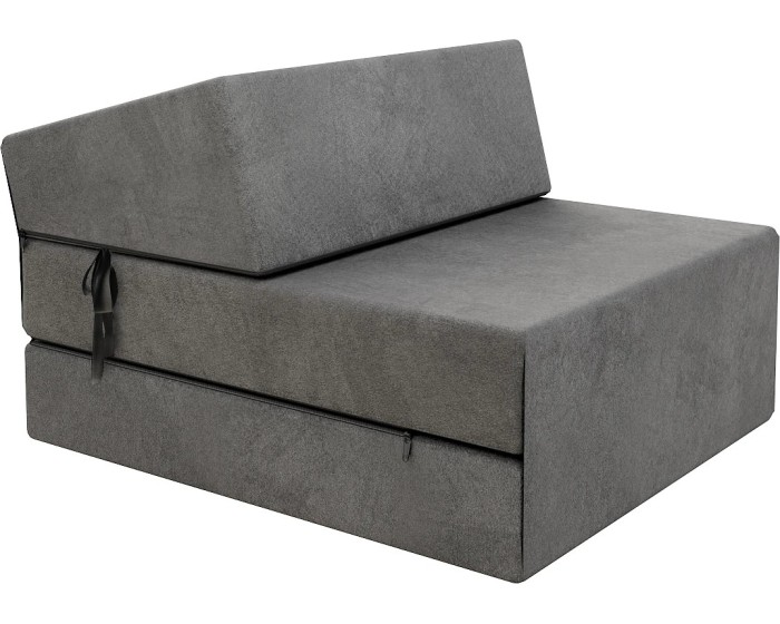 Skládací matrace a pohovka SUZI TRINITY 71 cm tmavě šedá