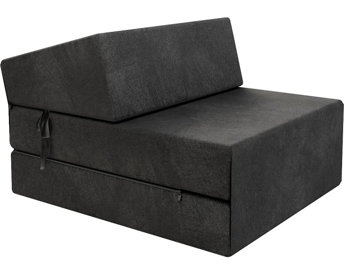 Skládací matrace a pohovka SUZI TRINITY 71 cm černá