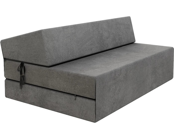 Skládací matrace a pohovka SUZI MAXI TRINITY 121 cm tmavě šedá