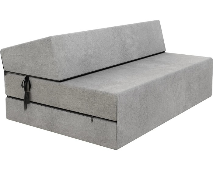 Skládací matrace a pohovka SUZI MAXI TRINITY 121 cm šedá