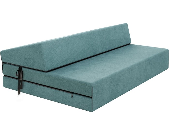 Skládací matrace a pohovka SUZI COMFORT TRINITY 121 cm tyrkysová
