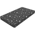 Matrace pro psy SLOOKE 80x52x8 cm šedá/stříbrné tlapky