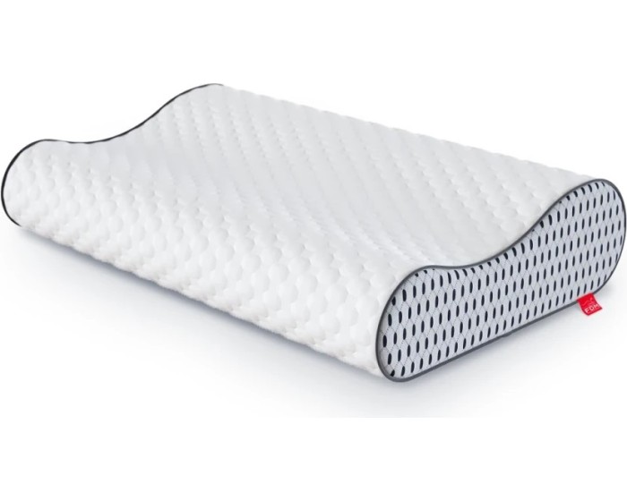 Ergonomický polštář COMO LUX POINT SPACE 50x33 cm bílý