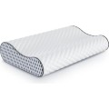 Ergonomický polštář COMO LUX POINT SPACE 50x33 cm bílý
