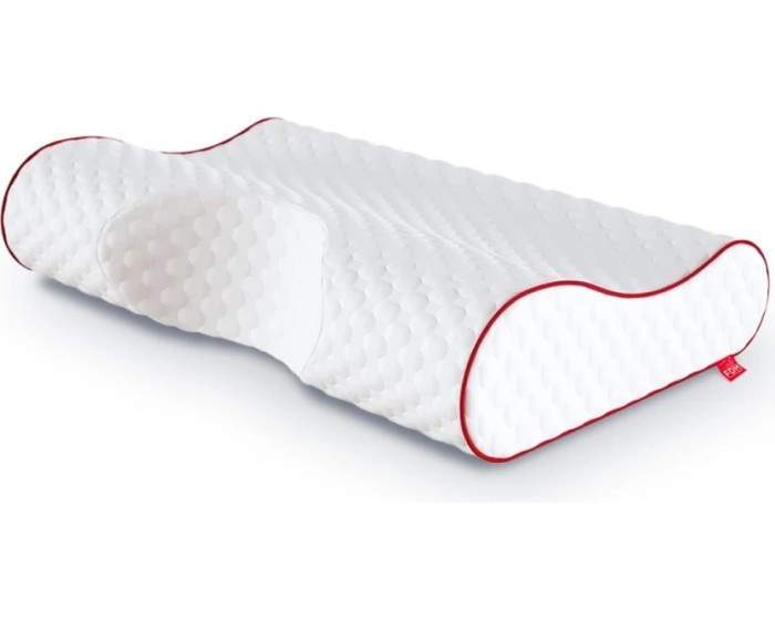 Ergonomický polštář COMO CONTOUR POINT 50x33 cm bílý