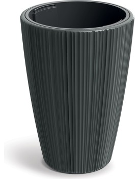 Květináč Oros tmavě šedý