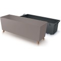 Truhlík s vkladem CORBI IV 77 cm mocca