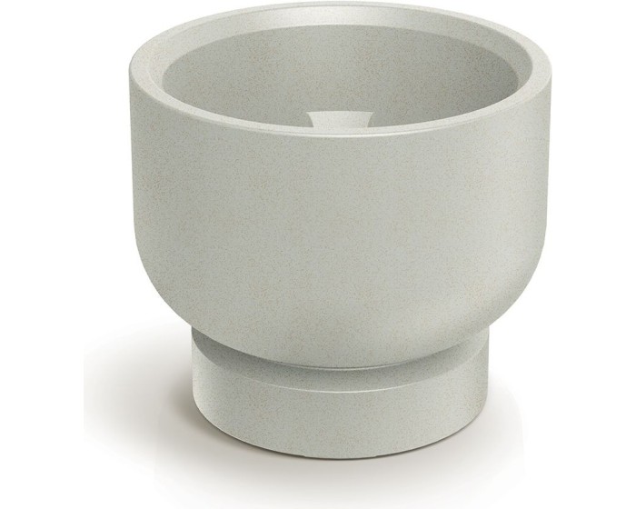 Plastový květináč MOLTAS BASE ROUND 40 cm pískový