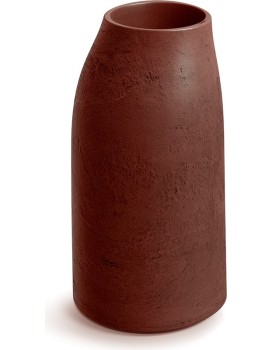 Plastový květináč EPOCCOS MIDLOS 38 cm červenohnědý