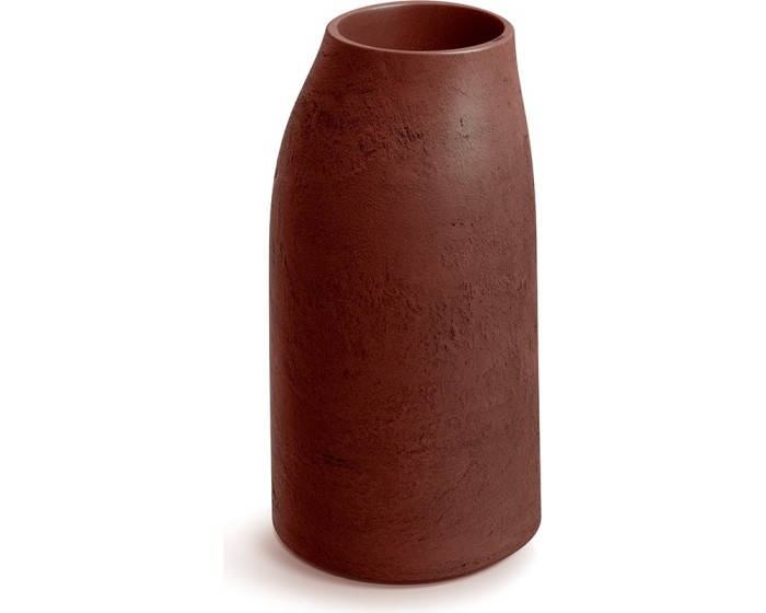 Plastový květináč EPOCCOS MIDLOS 38 cm červenohnědý