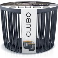 Set 2 univerzálních košů CLEON s bambusovými víky 50+100l antracit