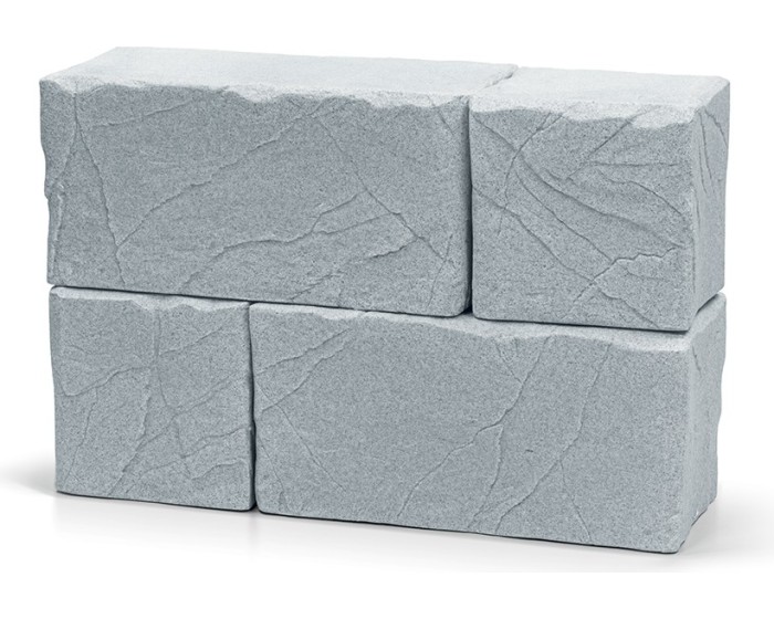 Sud na dešťovou vodu Stones Block 270 l světle šedý