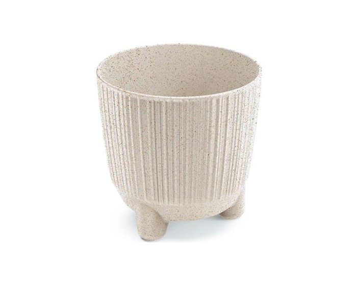 Květináč RYFOS N ECO WOOD ECO bílý matný