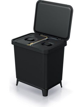 Odpadkový koš SYSTEMO 2x10 L černý