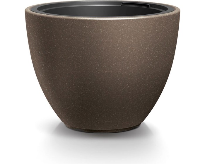 Květináč HEOSE ECO WOOD kávový