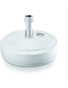 Podstavec pod slunečník kulatý UMBI 39 cm bílý