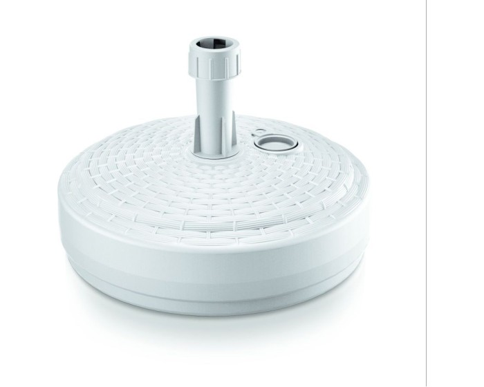Podstavec pod slunečník kulatý UMBI 39 cm bílý