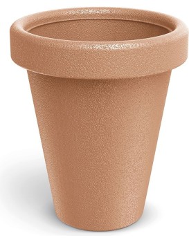 Plastový květináč ORIGINAL 39 cm odstín terakota matný