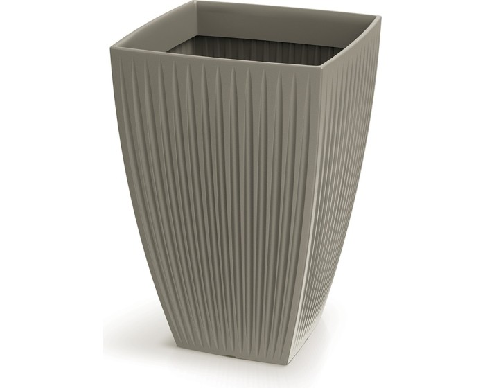 Vysoký květináč LATIE SQUAR I 40 cm mocca