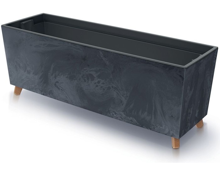 Truhlík s vkladem CORBI III 77 cm antracit