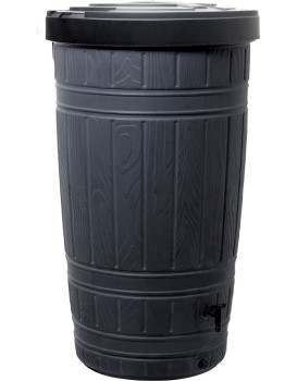 Sud na dešťovou vodu WOODMAN černý 265l