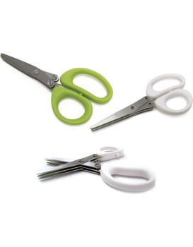 Nůžky na bylinky HERBA bílé/zelené 13cm