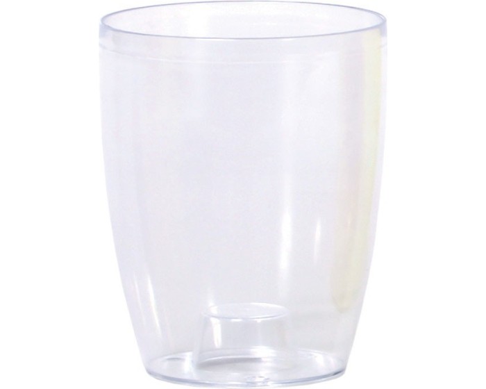 Plastový květináč na orchidej COUBIS ORCHID transparentní bílý