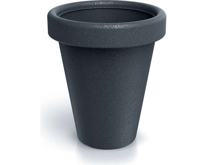 Plastový květináč ORIGINAL 39 cm antracitový matný
