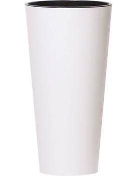 Květináč Tubus Slimmer bílý matný