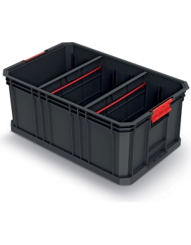 Dílenský box MODIXX II 52 x 32,9 x 21 cm černo-červený