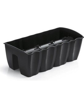 Truhlík na zábradlí CROWL antracit 58cm