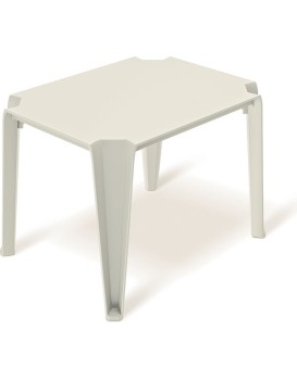 Zahradní konferenční stolek LOTTIES 77x50x56,5 cm béžový