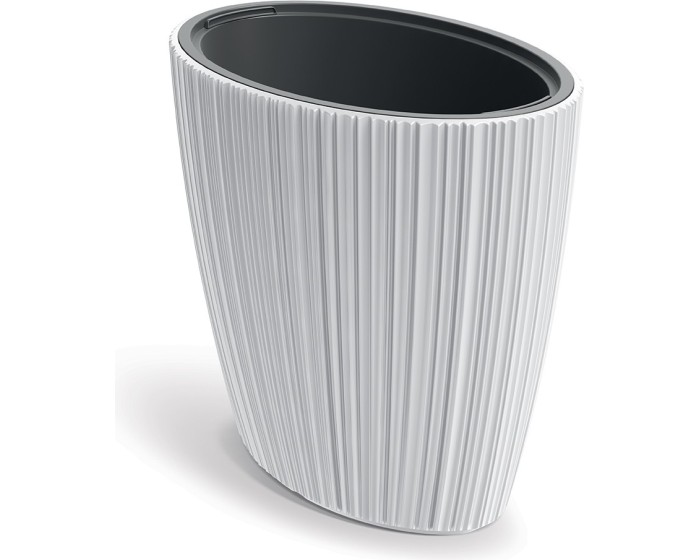 Květináč Oros 59,5 cm bílý