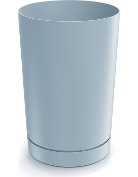 Plastový květináč TUBOS 30 cm světle šedý