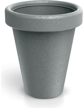 Plastový květináč ORIGINAL 39 cm šedý matný