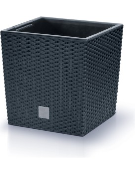 Květináč Rato Flat tmavě šedý