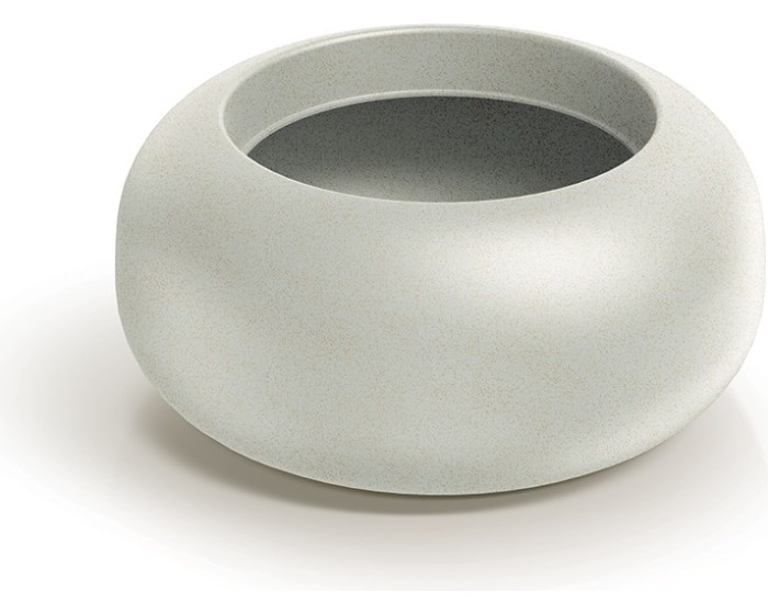 Plastový květináč Ulpo Bowl 48x22 cm pískový