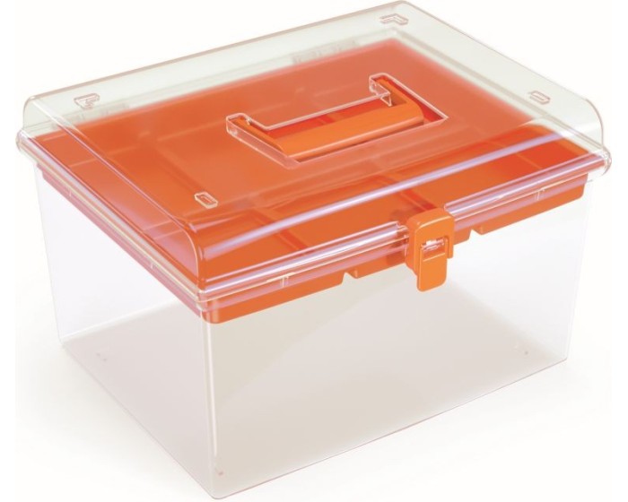 Organizér GEORG 29,2 x 25 x 18,5 cm oranžový