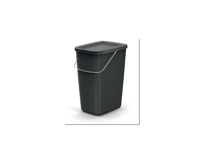 Odpadkový koš COMPACTO FLAS 25 L černý