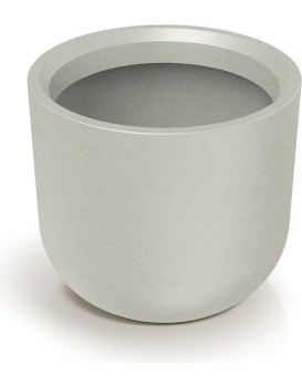 Plastový květináč MOLTAS ROUND HIGH pískový