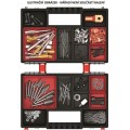 Organizér ZERGOB DUO 28,7 x 18,6 x 10 cm černo-červený