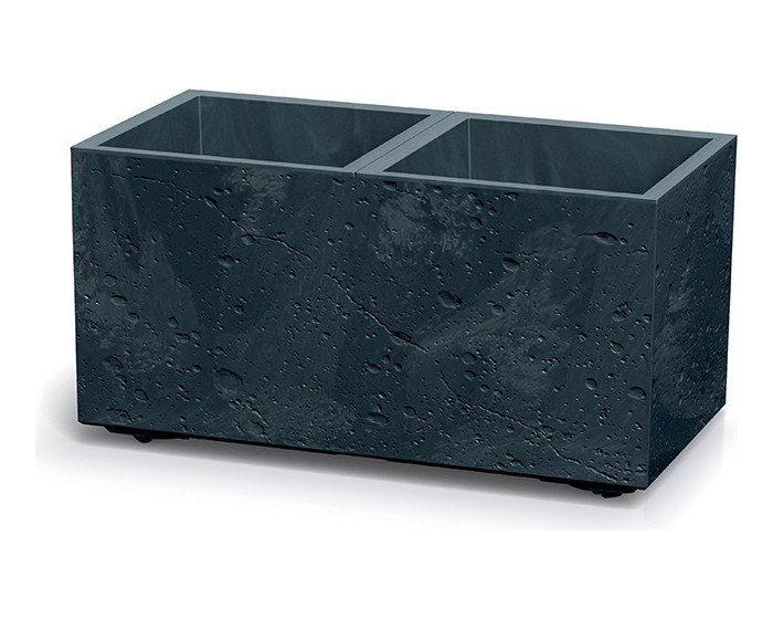 Plastový květináč SIERRAS BETON EFFECT antracit